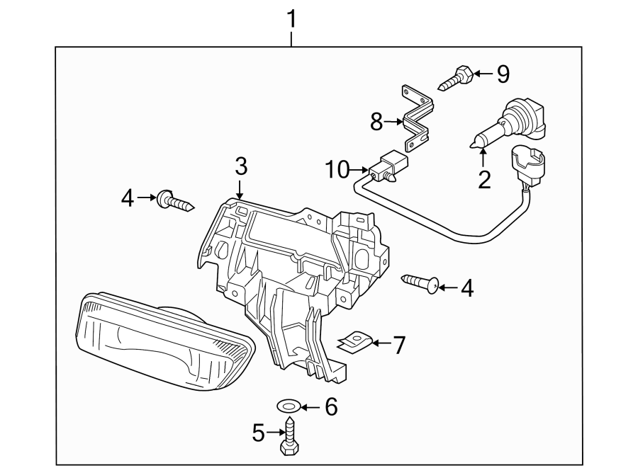 Diagram FRONT LAMPS. FOG LAMPS. for your 2022 Mazda MX-5 Miata 2.0L SKYACTIV A/T RF Grand Touring Convertible 