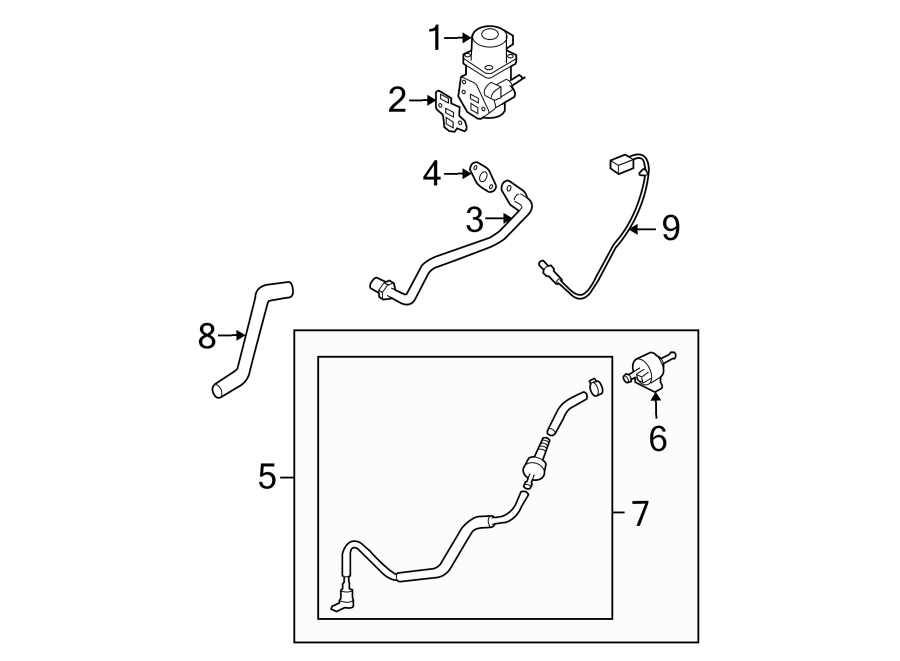 Diagram EMISSION SYSTEM. EMISSION COMPONENTS. for your Mazda CX-5  