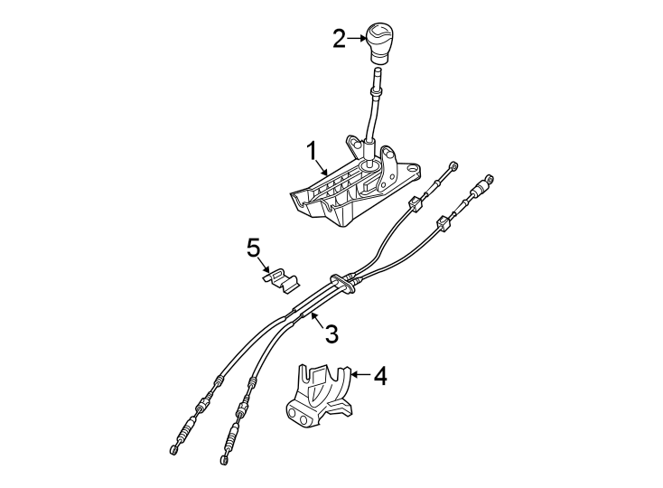 Diagram CONSOLE. TRANSMISSION SHIFT LEVER. for your Mazda 3  