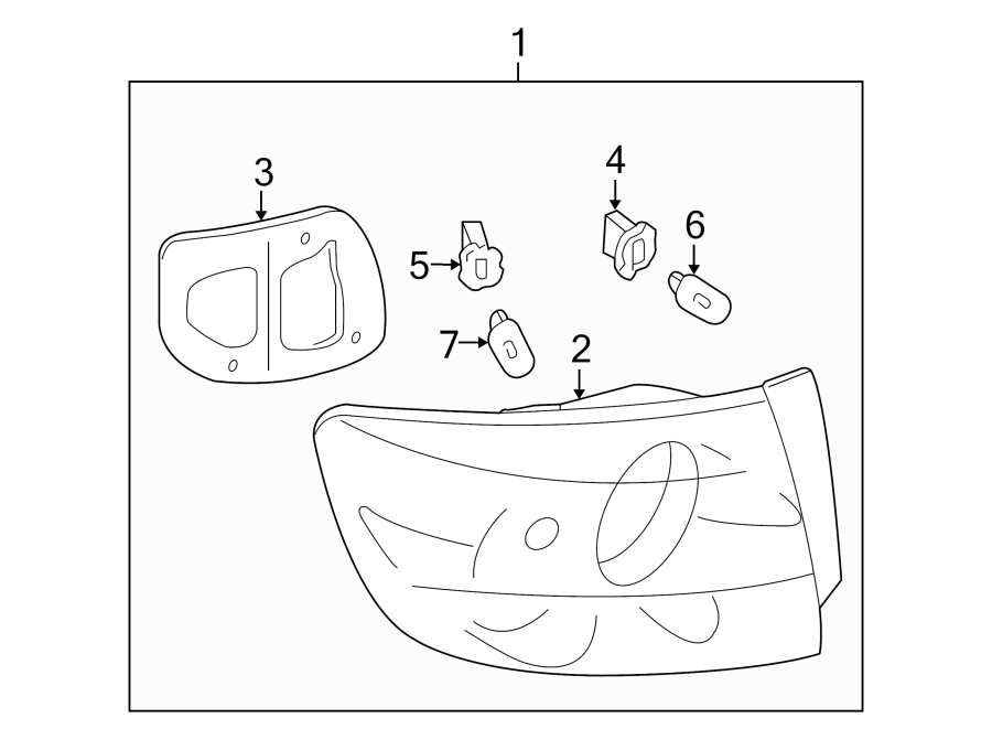 Diagram REAR LAMPS. TAIL LAMPS. for your 2017 Mazda MX-5 Miata   