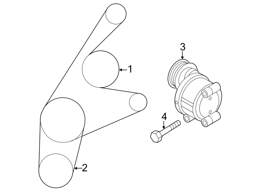 Diagram BELTS & PULLEYS. for your 2009 Mazda MX-5 Miata   