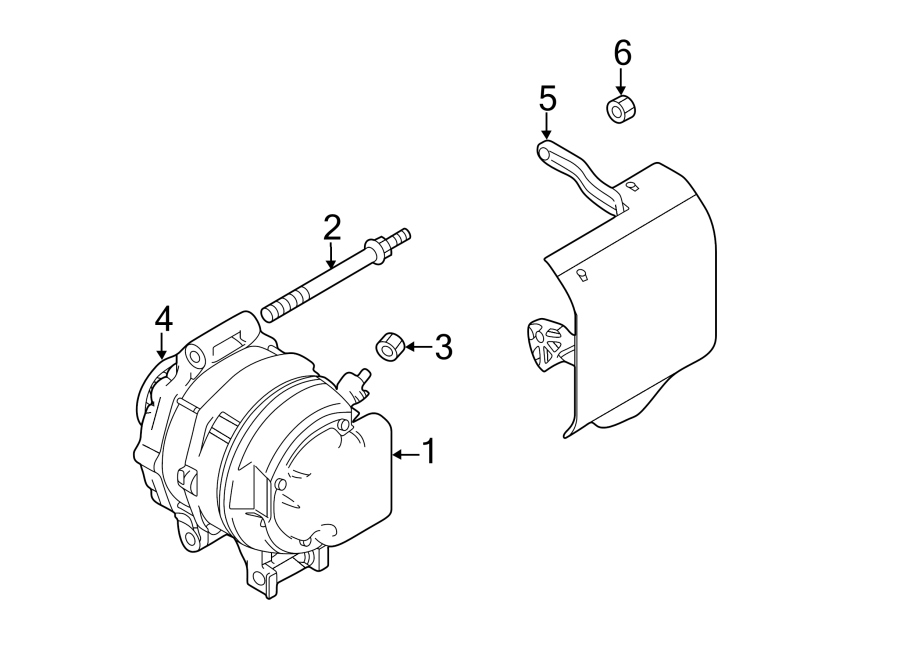 Diagram ALTERNATOR. for your Mazda 3  