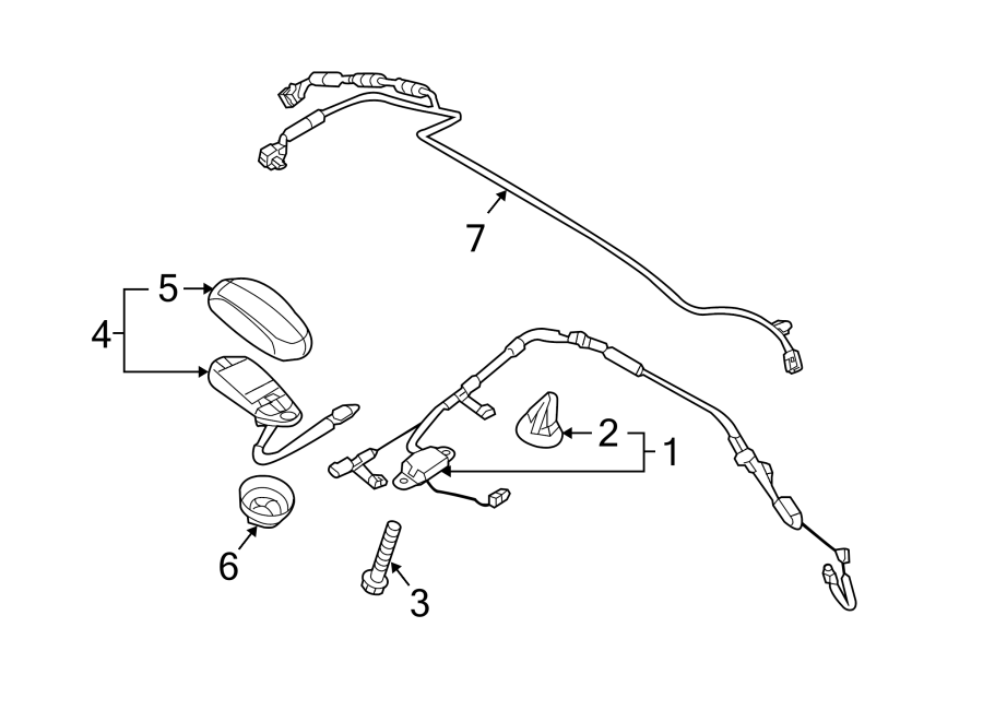 Diagram ANTENNA. for your 2006 Mazda MX-5 Miata 2.0L A/T Sport Convertible 