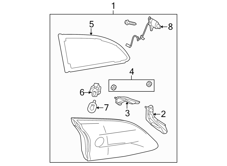 Diagram REAR LAMPS. BACKUP LAMPS. for your 2010 Mazda MX-5 Miata   