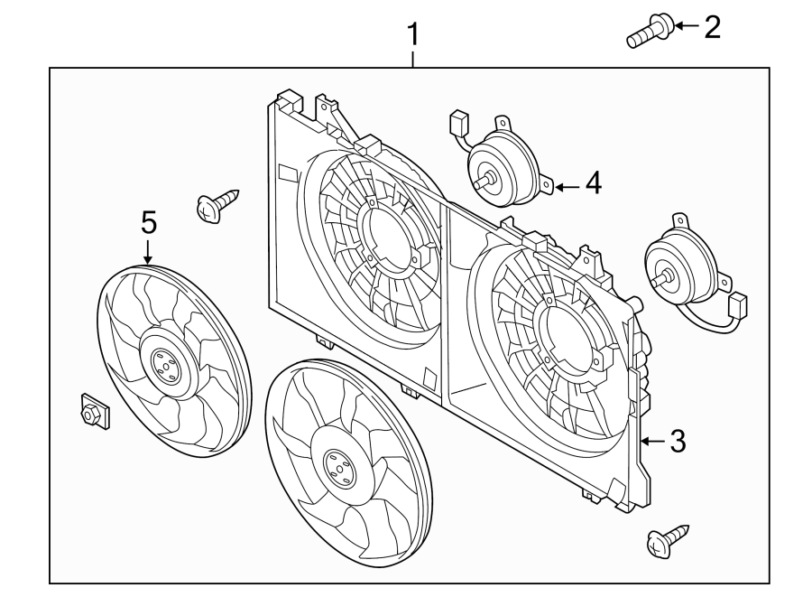 Diagram COOLING FAN. for your 1999 Mazda 626   