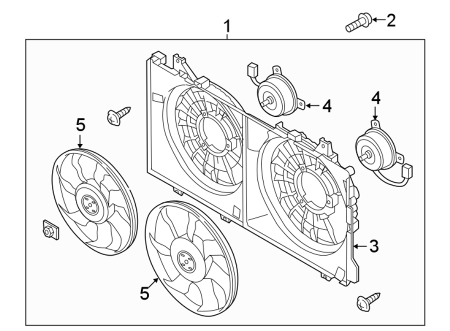 Diagram COOLING FAN. for your 1999 Mazda 626   