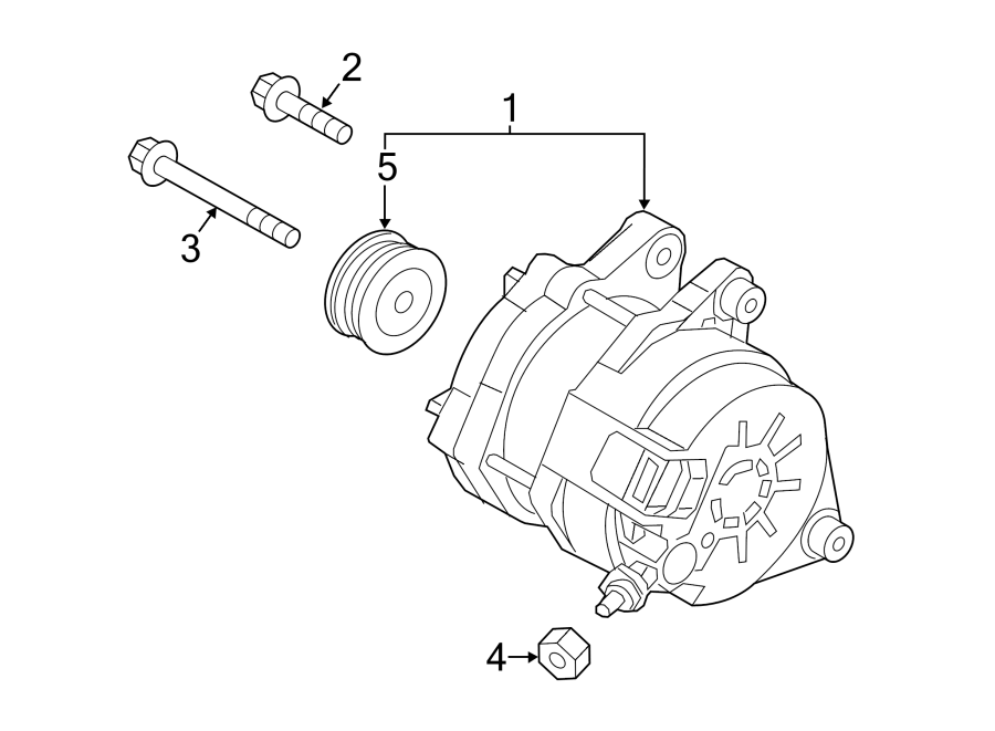 Diagram ALTERNATOR. for your Mazda 3  