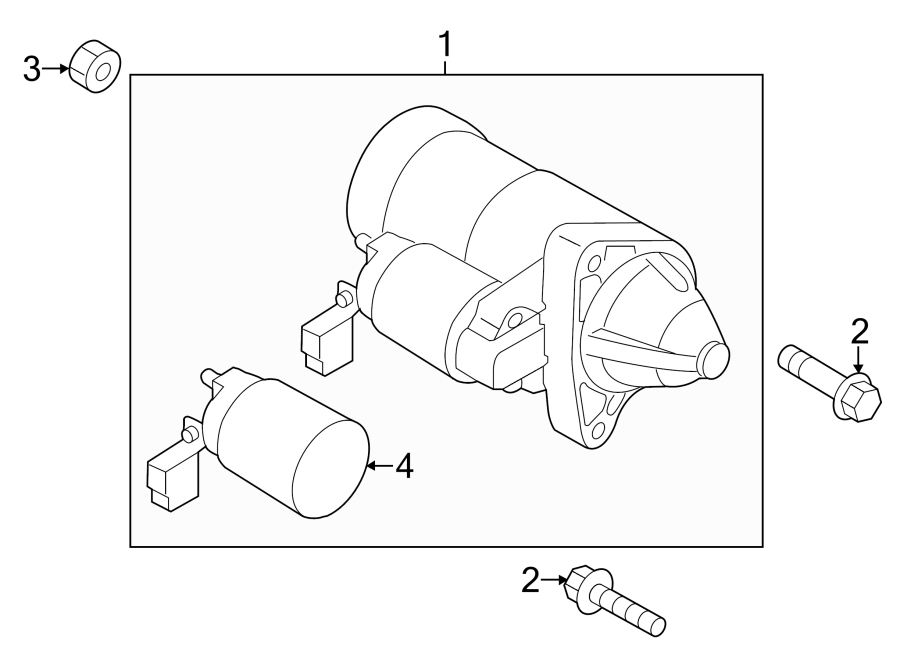 Diagram STARTER. for your Mazda 3  