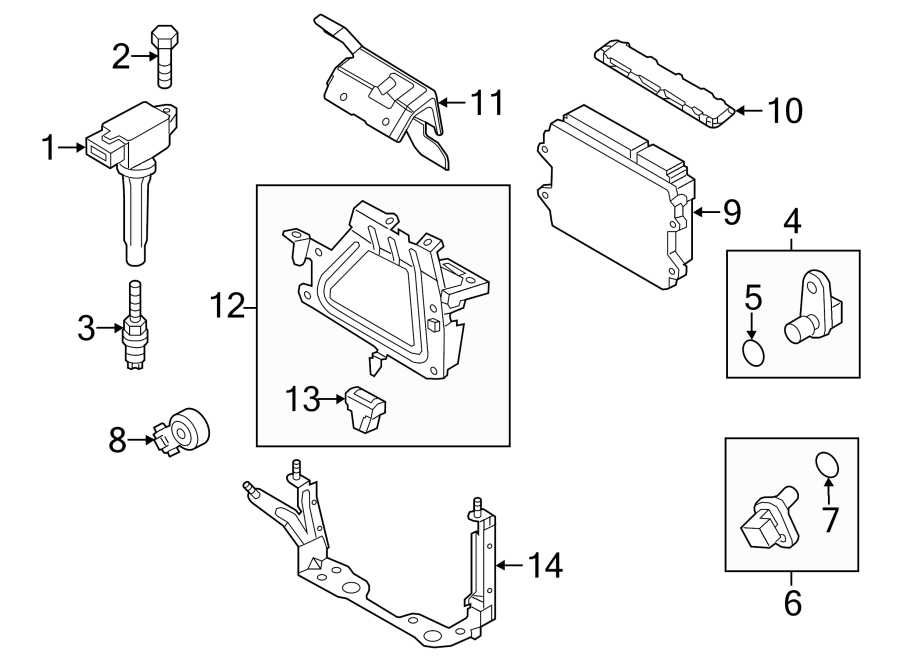 Diagram IGNITION SYSTEM. for your Mazda B3000  