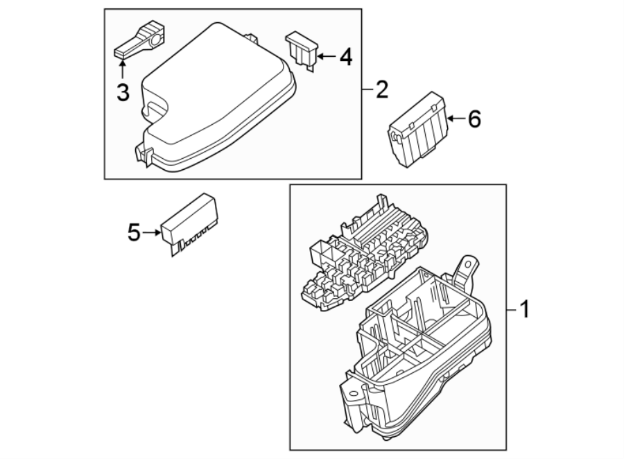 Diagram FUSE & RELAY. for your 2018 Mazda 6   