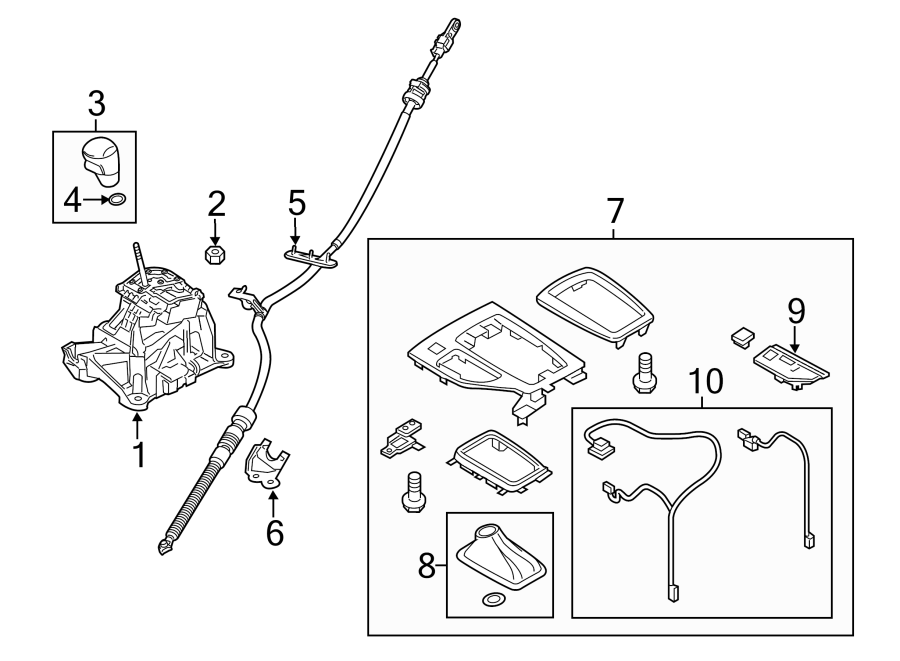 Diagram FRONT CONSOLE. for your Mazda 3  