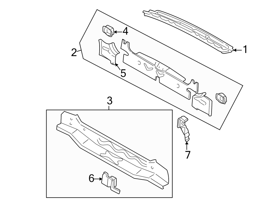 Diagram REAR BODY & FLOOR. for your 2014 Mazda CX-5   