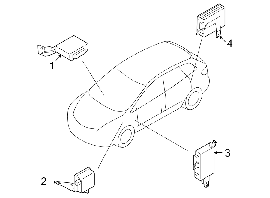 Diagram ELECTRICAL COMPONENTS. for your 2007 Mazda MX-5 Miata   