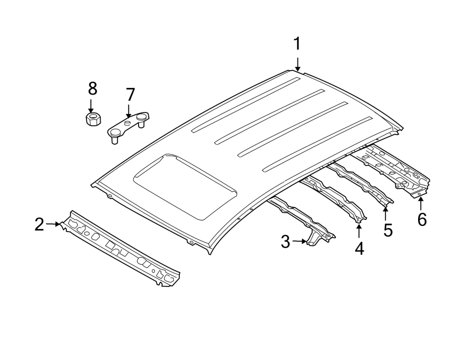 Diagram ROOF & COMPONENTS. for your 1993 Mazda MIATA  LE Convertible 