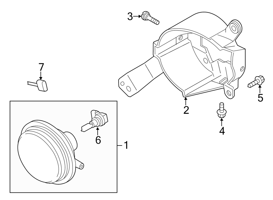 Diagram FRONT LAMPS. FOG LAMPS. for your 2019 Mazda MX-5 Miata 2.0L SKYACTIV M/T RF Club Convertible 