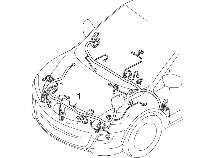 Diagram WIRING HARNESS. for your 2016 Mazda CX-3 2.0L SKYACTIV A/T FWD Sport Sport Utility 