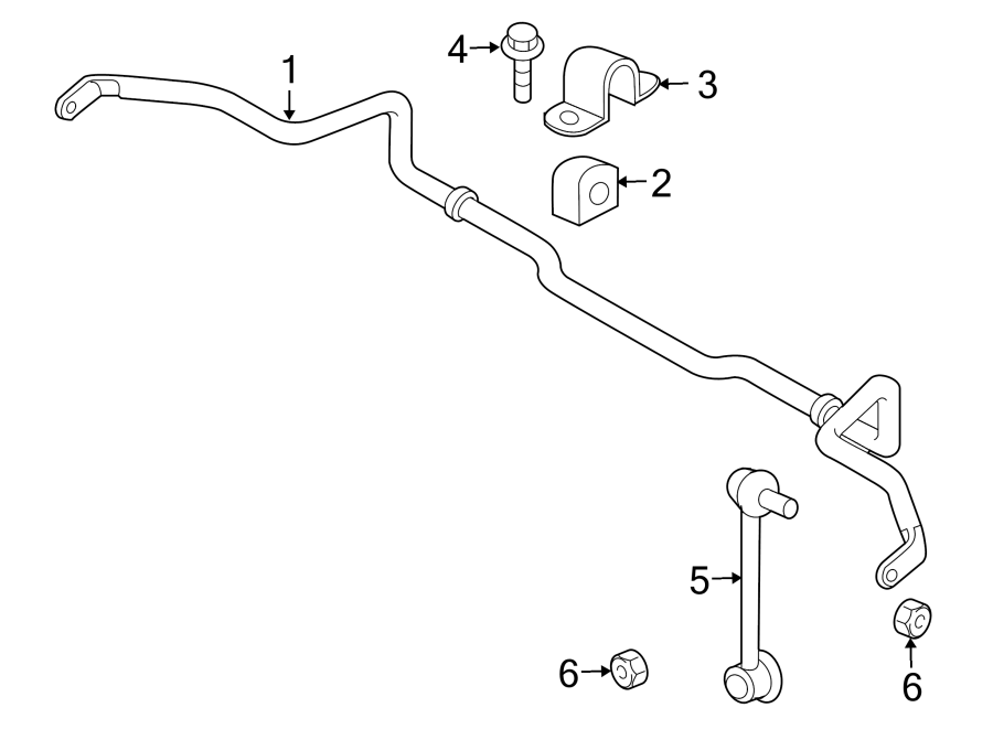 Diagram FRONT SUSPENSION. STABILIZER BAR & COMPONENTS. for your 2023 Mazda MX-5 Miata   