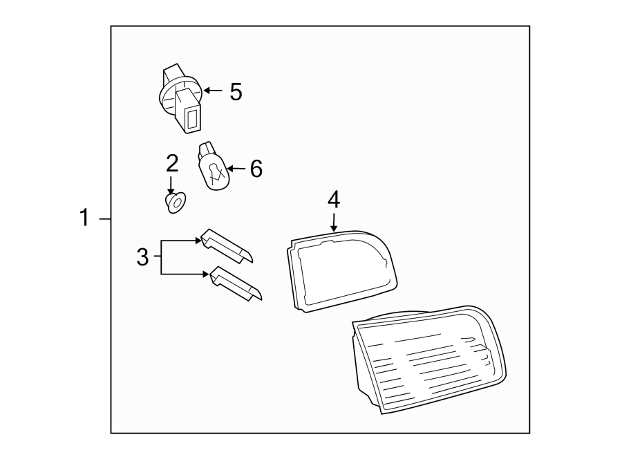 Diagram REAR LAMPS. TAIL LAMPS. for your 2019 Mazda MX-5 Miata   