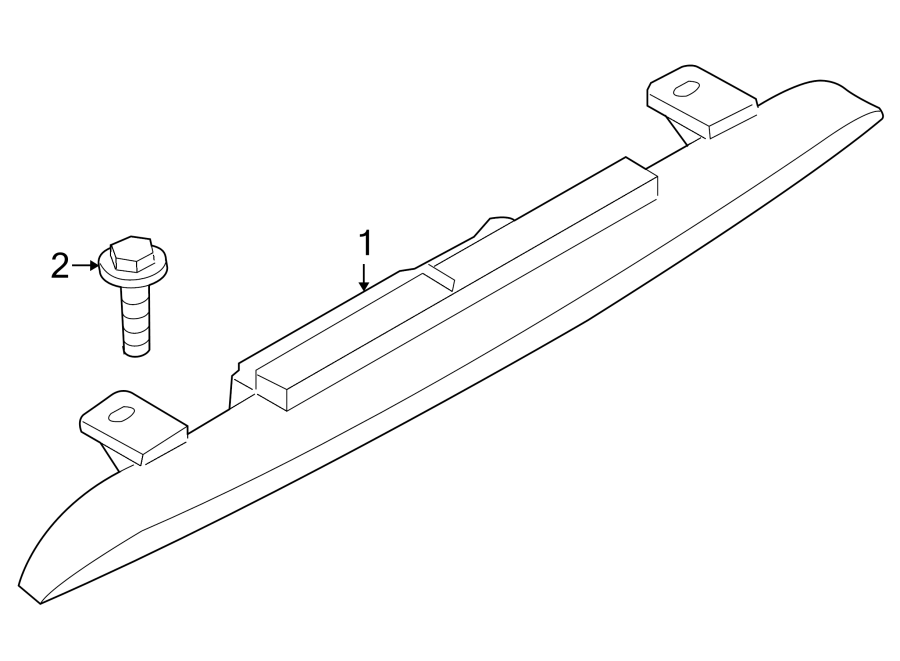 Diagram REAR LAMPS. HIGH MOUNTED STOP LAMP. for your 2014 Mazda CX-9  Touring Sport Utility 