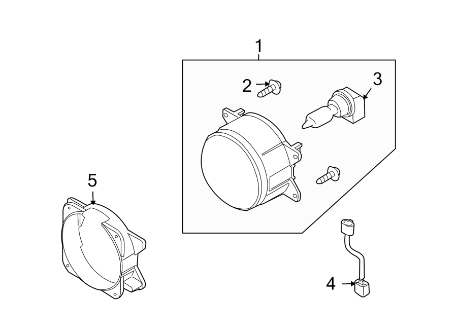 Diagram FRONT LAMPS. FOG LAMPS. for your 2019 Mazda MX-5 Miata   