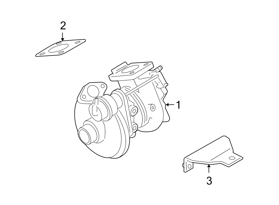 Diagram TURBOCHARGER. for your 2004 Mazda 6   