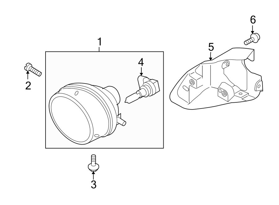 Diagram Front lamps. Fog lamps. for your Mazda MX-5 Miata  