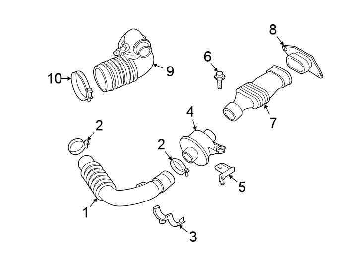 Diagram AIR INLET. for your 2013 Mazda MX-5 Miata 2.0L M/T Sport Convertible 