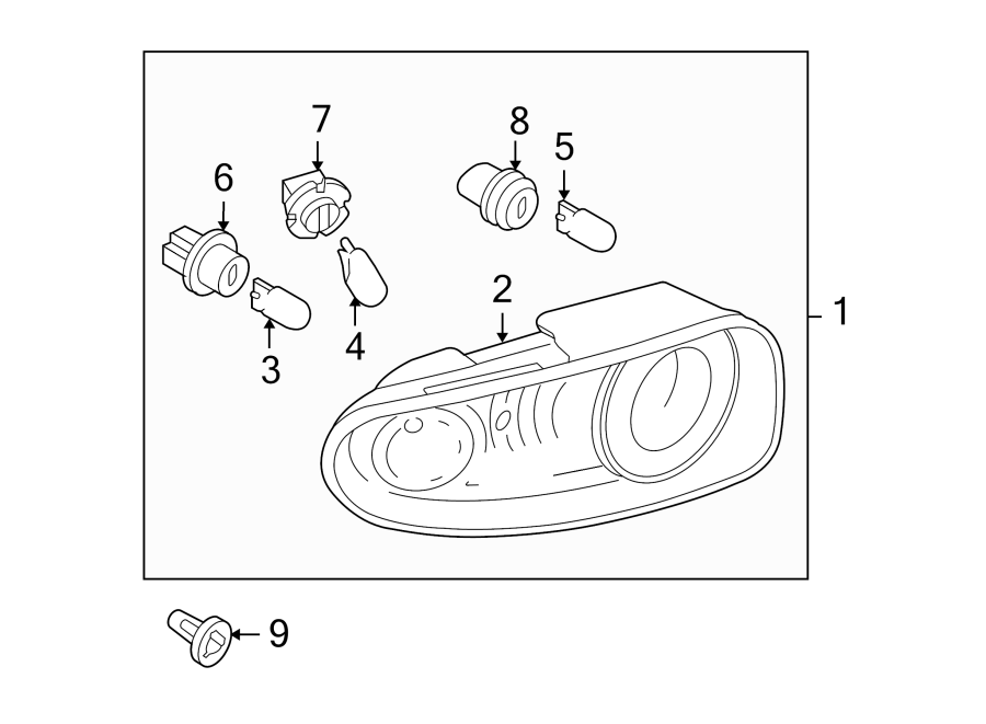 Diagram REAR LAMPS. COMBINATION LAMPS. for your Mazda