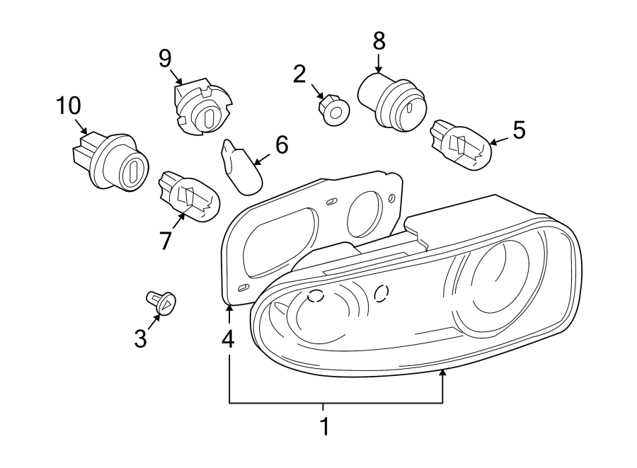 Diagram REAR LAMPS. COMBINATION LAMPS. for your 2010 Mazda MX-5 Miata   