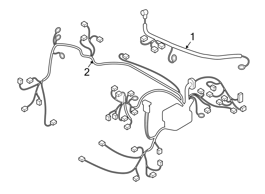 Diagram WIRING HARNESS. for your 2003 Mazda 6   
