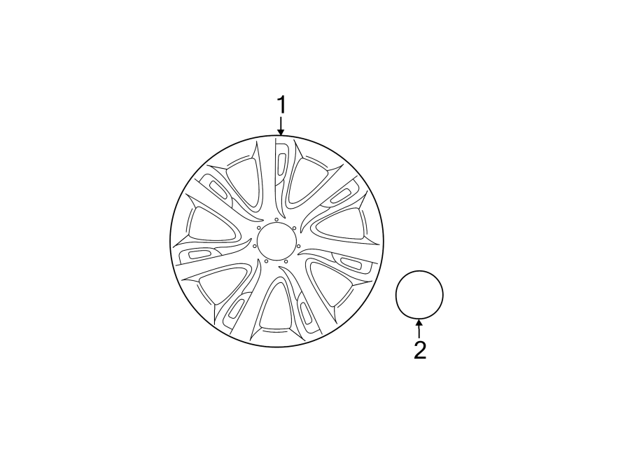 Diagram WHEELS. COVERS & TRIM. for your 2019 Mazda CX-5  Touring Sport Utility 