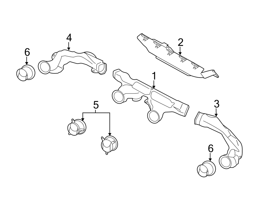 Diagram INSTRUMENT PANEL. DUCTS. for your 2019 Mazda CX-9   
