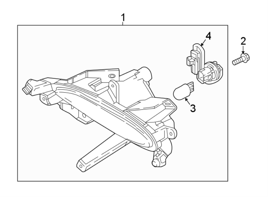 Diagram FRONT LAMPS. DAYTIME RUNNING LAMP COMPONENTS. for your 2020 Mazda MX-5 Miata  RF Grand Touring Convertible 