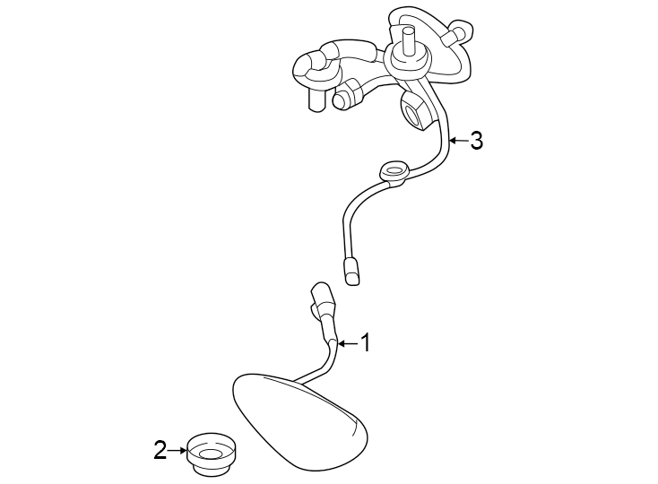 Diagram Satellite antenna. for your 2021 Mazda CX-5   