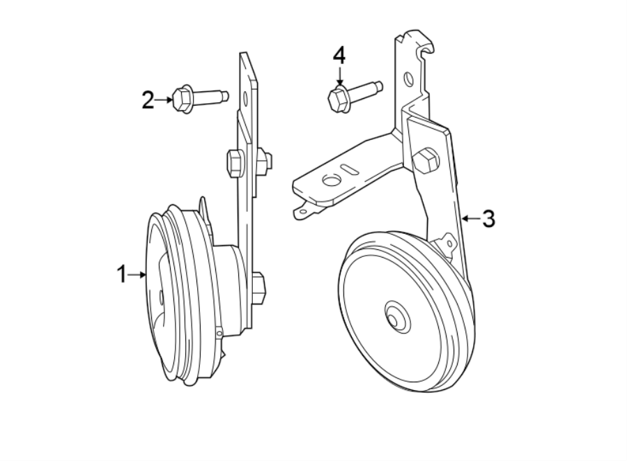 Diagram HORN. for your 2021 Mazda MX-5 Miata  Sport Convertible 