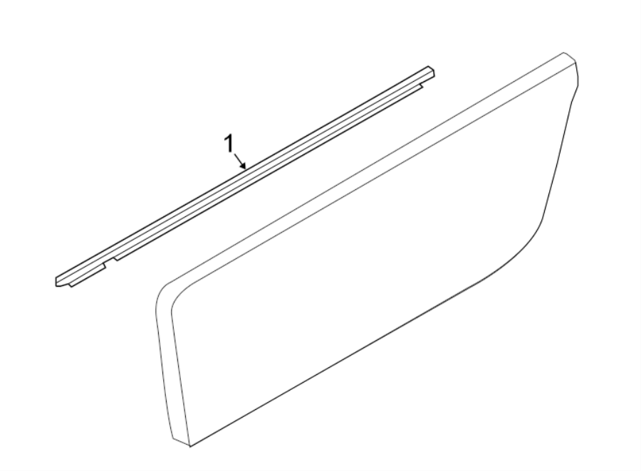 Diagram DOOR. EXTERIOR TRIM. for your 2017 Mazda CX-5   