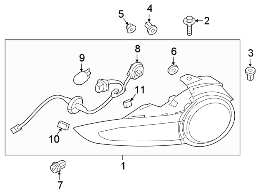 Diagram REAR LAMPS. TAIL LAMPS. for your 2021 Mazda MX-5 Miata  RF Club Convertible 