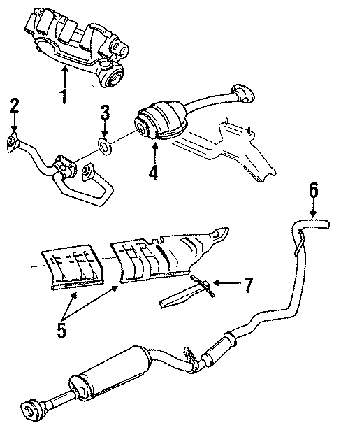 Diagram EXHAUST SYSTEM. for your 2008 Mazda 6   