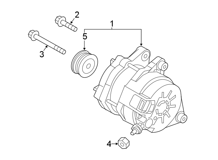 Diagram ALTERNATOR. for your Mazda