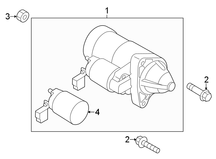 Diagram STARTER. for your Mazda 3  