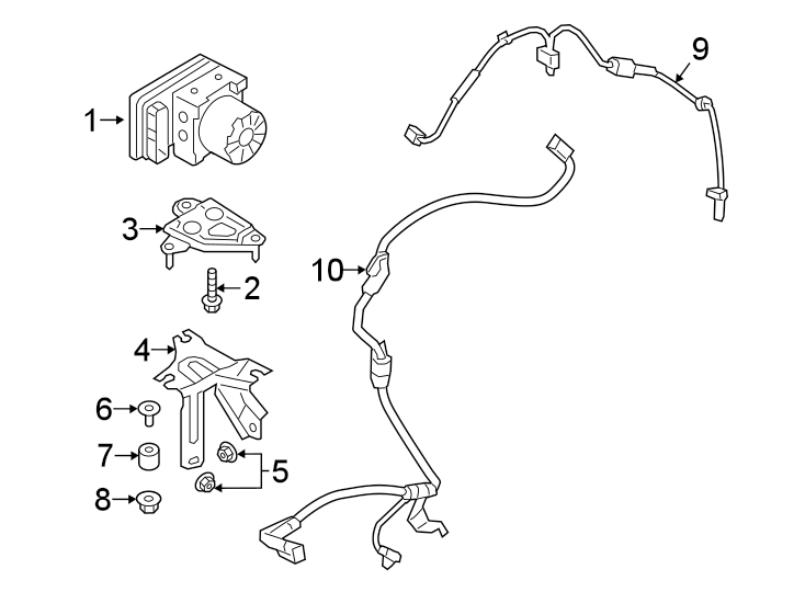 Diagram Electrical. Abs components. for your 2021 Mazda CX-5 2.5L SKYACTIV A/T AWD Grand Touring Reserve Sport Utility 