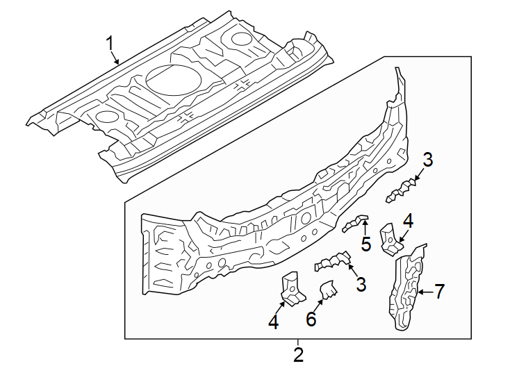 Diagram REAR BODY & FLOOR. for your 2014 Mazda CX-5   