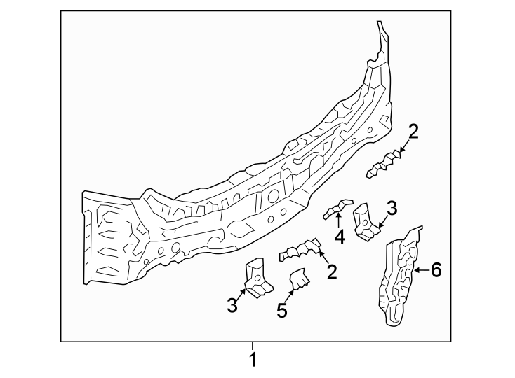 Diagram REAR BODY & FLOOR. for your Mazda 3  