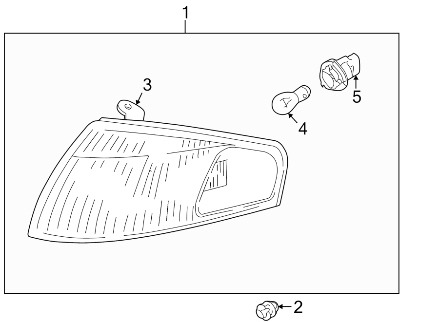 Diagram FRONT LAMPS. PARK & SIGNAL LAMPS. for your 2019 Mazda MX-5 Miata 2.0L SKYACTIV A/T Grand Touring Convertible 