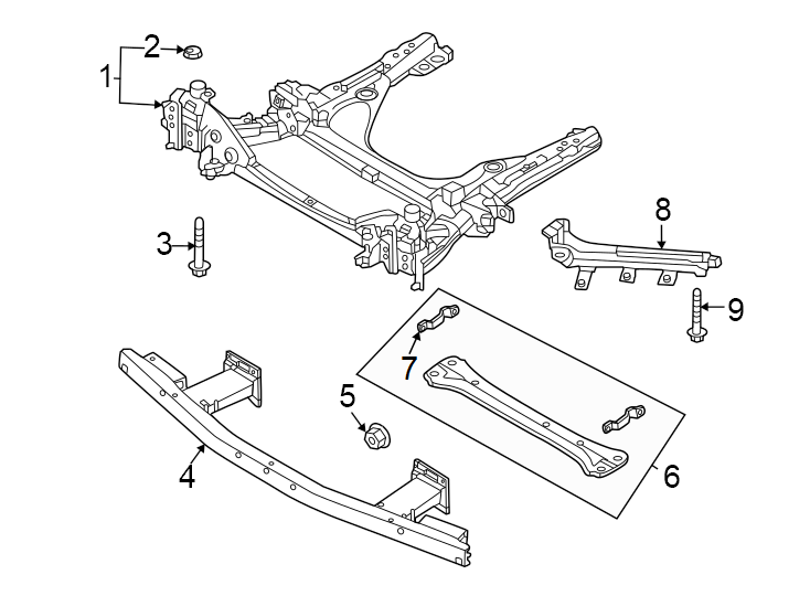 Diagram Front suspension. Suspension mounting. for your 2000 Mazda MIATA   