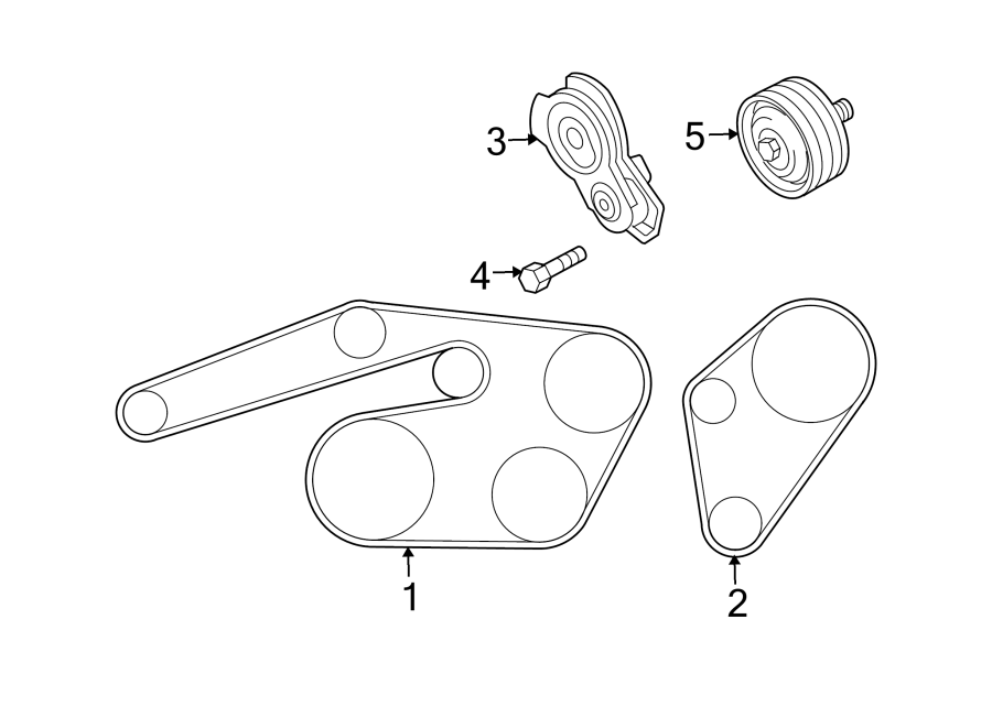 Diagram BELTS & PULLEYS. for your 2012 Mazda MX-5 Miata  Grand Touring Convertible 