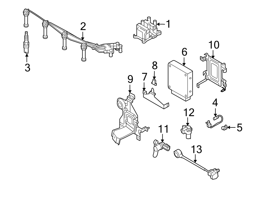 Diagram IGNITION SYSTEM. for your Mazda