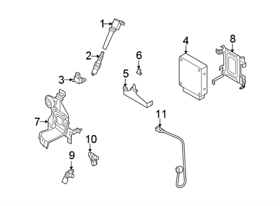 Diagram IGNITION SYSTEM. for your Mazda