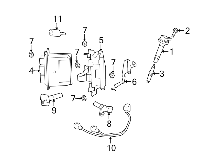 Diagram IGNITION SYSTEM. for your Mazda