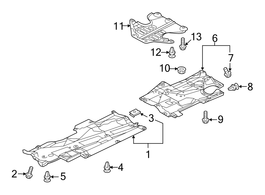 Diagram PILLARS. ROCKER & FLOOR. SPLASH SHIELDS. for your 2012 Mazda MX-5 Miata   